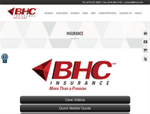 Tablet Screenshot of bhca.com